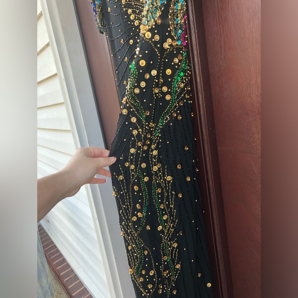 Vintage 1980s Beaded “Alyce Designs” Prom / Formal Dress - Picture 9 of 17